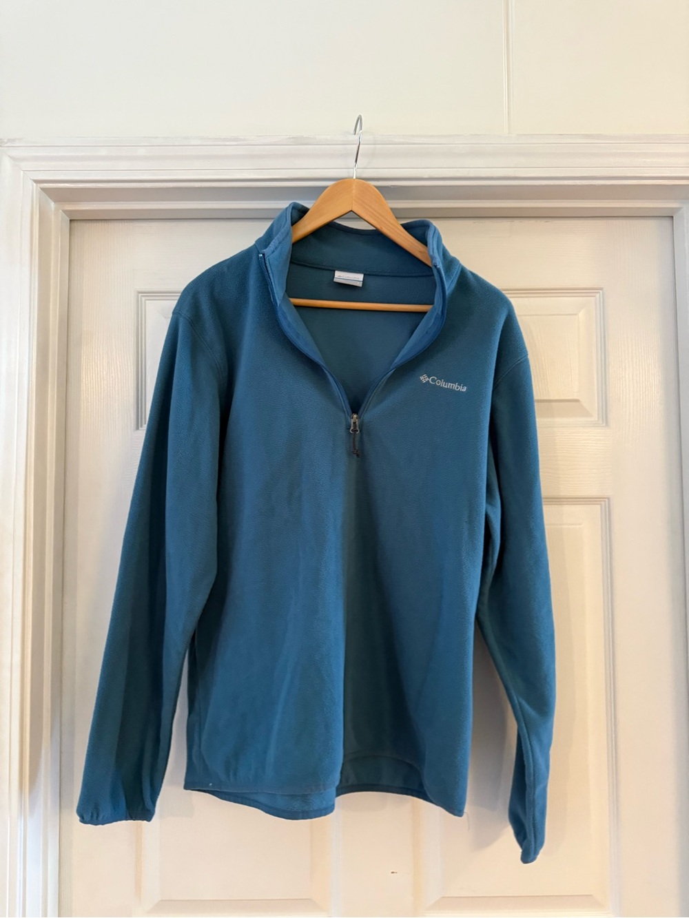 Columbia Men’s Teal Quarter-Zip Fleece